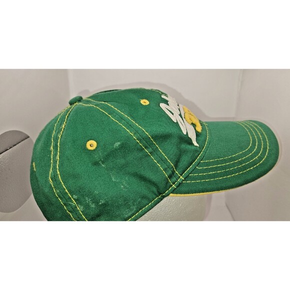 JOHN DEERE 37 ADJUSTABLE STRAPBACK BASEBALL HAT CAP GREEN YELLOW,OUTDOOR - Picture 6 of 8